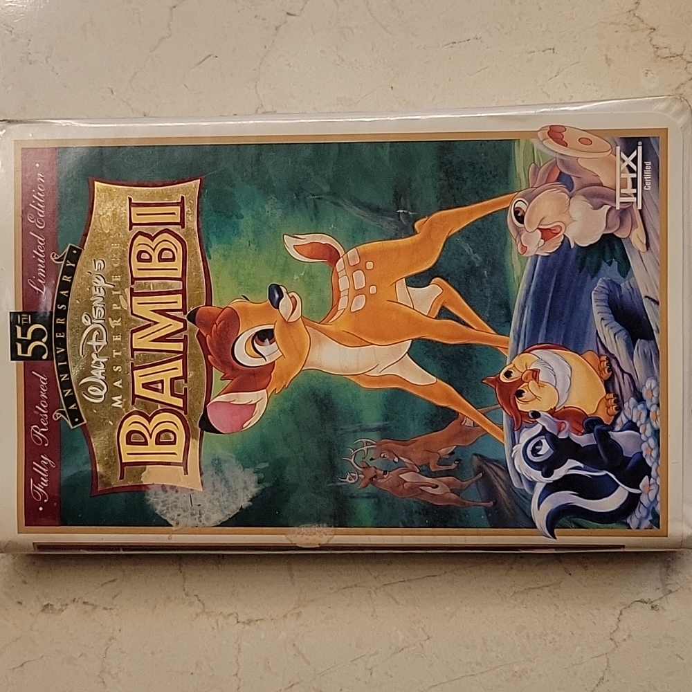 Walt Disney's Masterpiece Bambi VHS Tape
